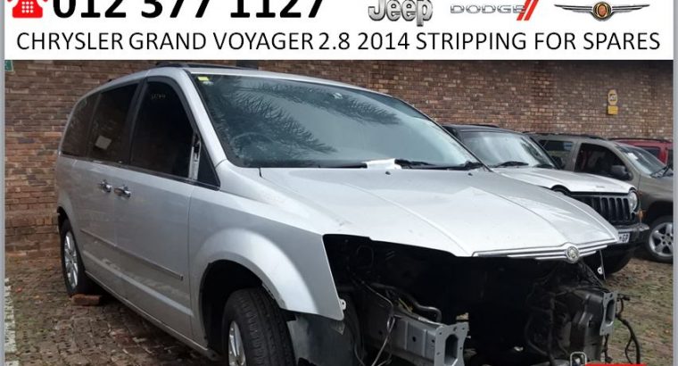 Chrysler Grand Voyager 2.8 2014 stripping for spares