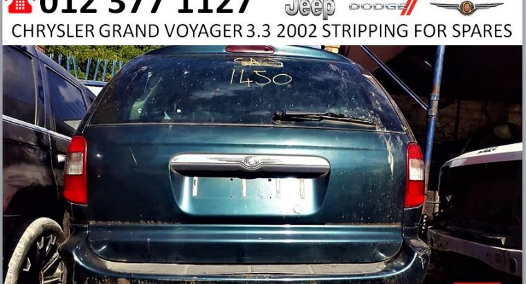Chrysler Grand Voyager 3.3 2002 stripping for spares