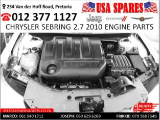 Chrysler Sebring 2.7 2010 engine parts for sale