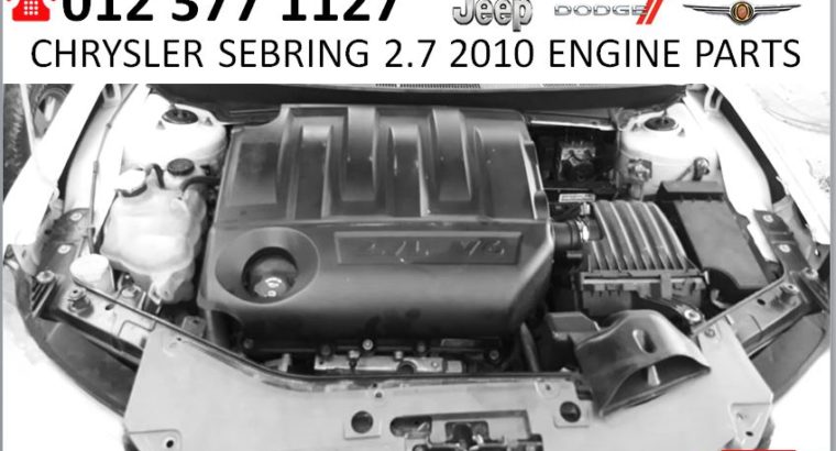 Chrysler Sebring 2.7 2010 engine parts for sale