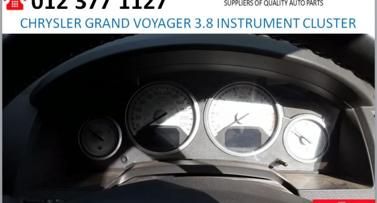 Chrysler grand voyager 3.8 instrument cluster for sale