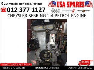 Chrysler Sebring 2.4 petrol engine for sale