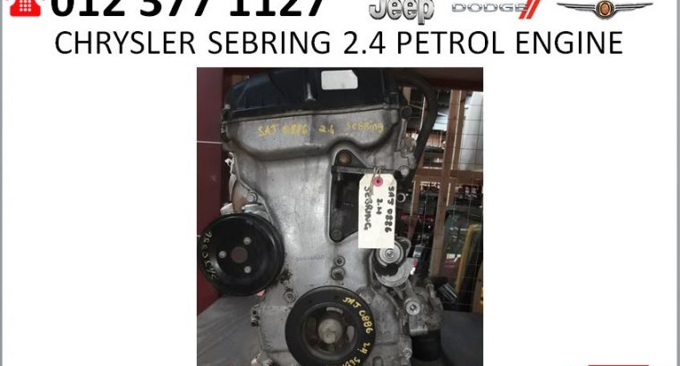 Chrysler Sebring 2.4 petrol engine for sale
