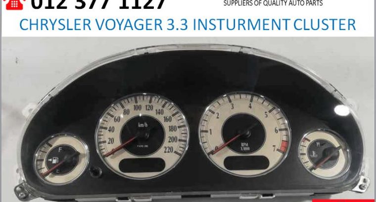 Chrysler voyager 3.3 instrument cluster for sale