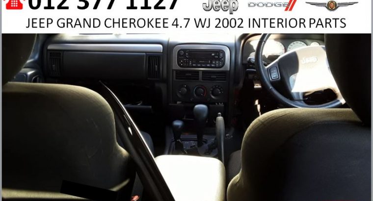 Jeep Grand Cherokee 4.7 wj 2003 interior parts for sale