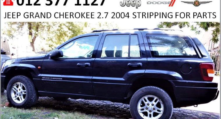 JEEP GRAND CHEROKEE 2.7 2004 STRIPPING FOR SPARES