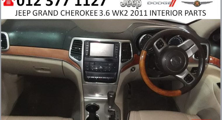 Jeep Grand Cherokee 3.6 WK2 2011 interior parts for sale