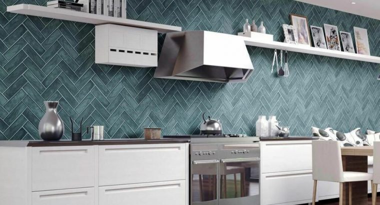 Wallpaper and Dado rail installation