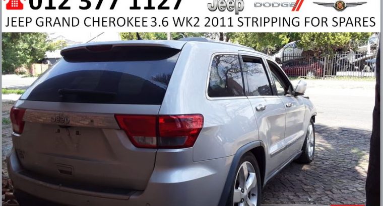 Jeep Grand Cherokee 3.6 WK2 2011 stripping for spares