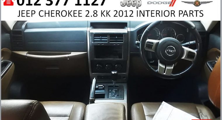 Jeep Cherokee 2.8 kk 2012 interior spares for sale