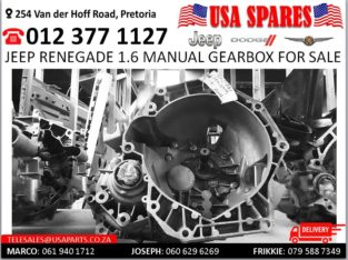 Jeep Renegade 1.6 Manual Gearbox for sale