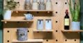 Medium wooden decorating pegboard set