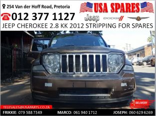 Jeep Cherokee 2.8 KK 2012 stripping for spares