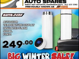 AutoGear Temperature Display Insulated Flask ONLY R249