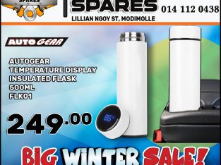 AutoGear Temperature Display Insulated Flask ONLY R249