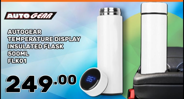 AutoGear Temperature Display Insulated Flask ONLY R249