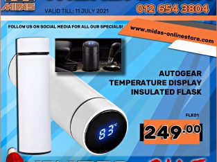 AutoGear Temperature Display Insulated Flask ONLY R249