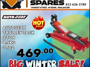 AutoGear Trolley Jack 2 Ton ONLY R469 at Downtown Spares!