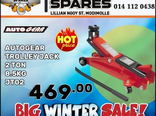 AutoGear Trolley Jack 2 Ton ONLY R469 at Modimolle Spares!