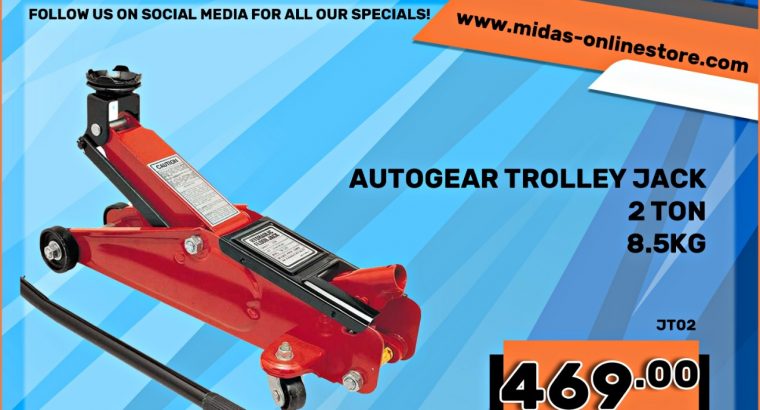 AutoGear Trolley Jack 2 Ton ONLY R469 at Wierdapark Midas!