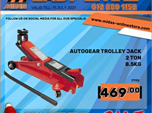 AutoGear Trolley Jack 2 Ton ONLY R469 at East-Lynne MIDAS!