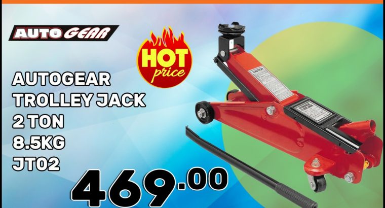 AutoGear Trolley Jack 2 Ton ONLY R469 at Kliprivier AUTO Spares!