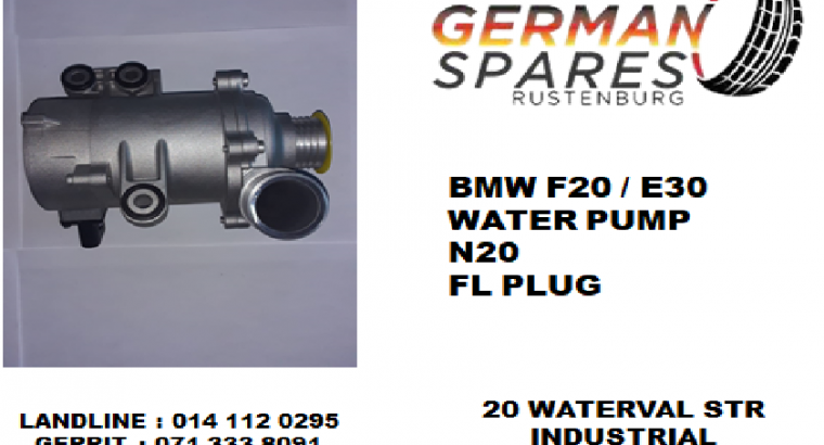 Bmw F20/E30 water pump N20 FL plug for sale