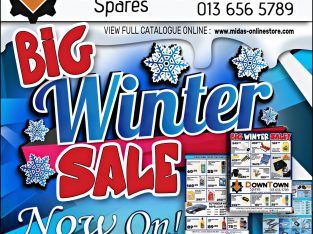 Winter Sale now on at Downtown Spares!