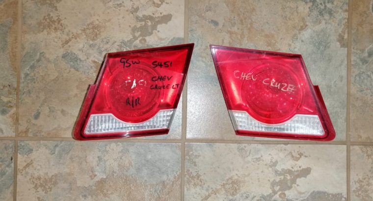 Chev Cruze USED inner Taillights for sale
