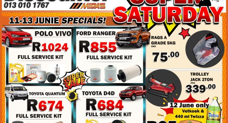 Super Saturday at Discounter Midas!