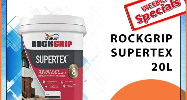 Dulux Rockgrip Supertex 20L ONLY R855 Midas Witbank!