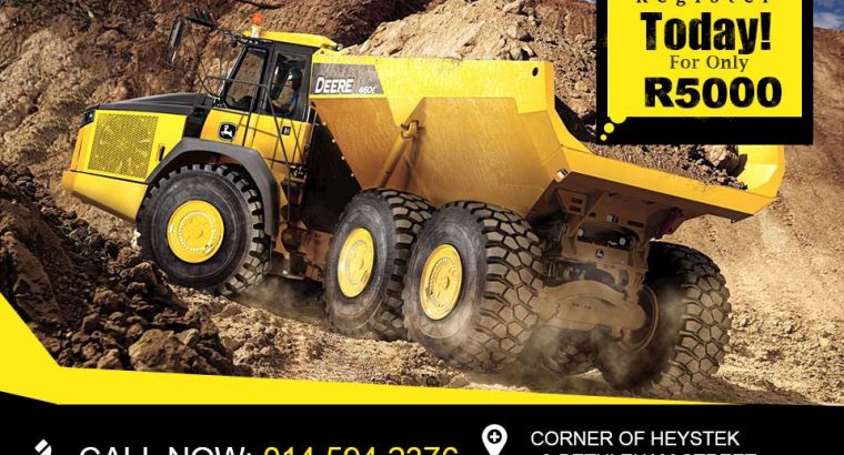 dump truck machine training in rustenburg 0711101491