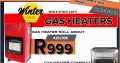 Stay Warm & Save Money on our Gas Heaters