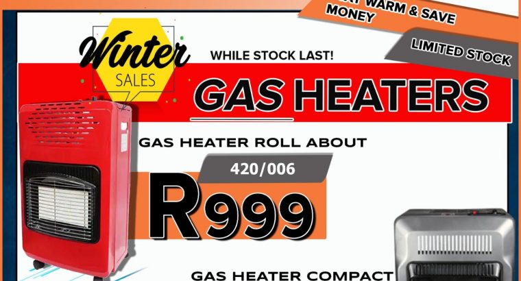 Stay Warm & Save Money on our Gas Heaters