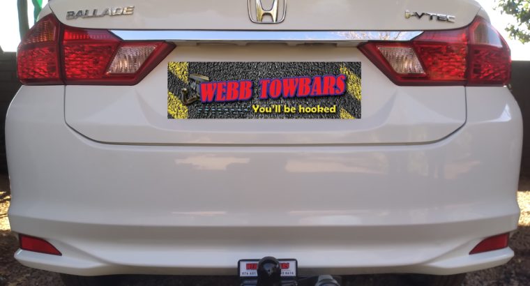 Honda Ballade i-VTEC Standard/Detachable Towbars