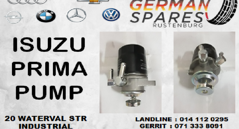 ISUZU PRIMA PUMP FOR SALE