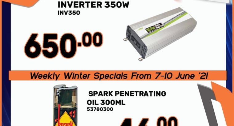 Winter Sale at Middelburg Midas -Sparesworld!