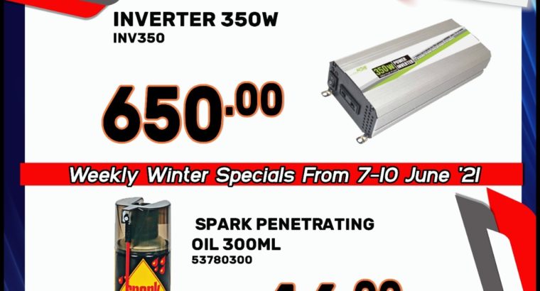 Winter Sale at Mhluzi Spares!