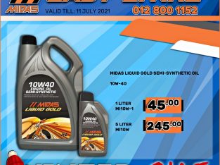 Get Midas Liquid Gold Semi-Synthetic Oil at these LOW prices