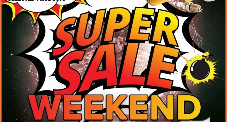 Super Sale Weekend 25-27 June!