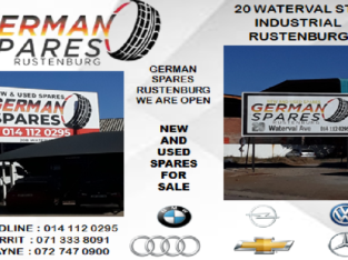 NEW AND USED CAR SPARES FOR SALE