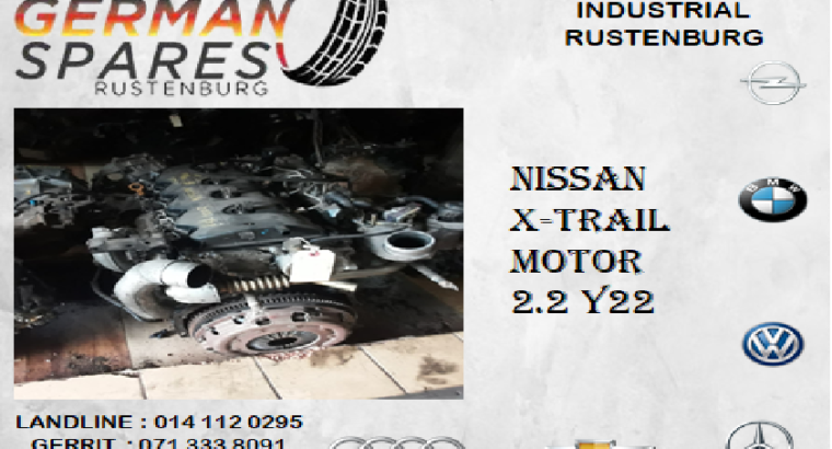 NISSAN X-TRAIL MOTOR 2.2 Y22 FOR SALE