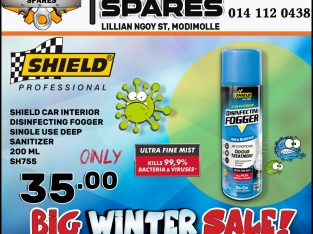 Shield Car Interior Disinfecting Fogger ONLY R35