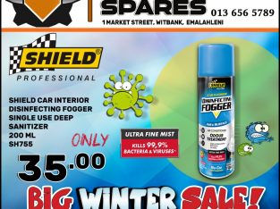 Shield Car Interior Disinfecting Fogger ONLY R35