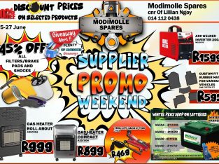 Supplier Promo Weekend 25-27 June!