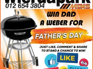 Stand a Chance to WIN a Weber this Father’s Day