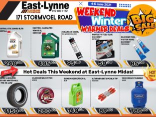 Weekend Winter Warmer Deals at East-Lynne MIDAS!