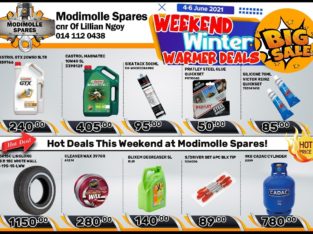 Weekend Winter Warmer Deals at Modimolle Spares!