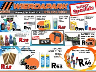 Weekly Specials now on at Wierdapark Midas!