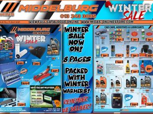 Winter Sale now on at Middelburg Midas -Sparesworld!